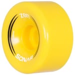 Sonar Zen 62mm/85a Roller Skate Wheels- Yellow