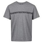 DKNY Men's Mens Dkny - in Grey With Chest Print Branding 100% Cotton T Shirt, Grey, S UK