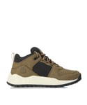 Timberland Boys Boy's Solar Wave Low Boots in olive Leather (archived) - Size UK 13 Kids