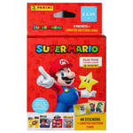 Stickers Super Mario - Blister 8 Pochettes + 1 Carte Édition Limitée
