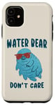 Coque pour iPhone 11 Water Bear Don't Care Tardigrade Funny Microbiology