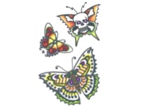 Tatuering Av Fjäril