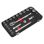 Socket Set 3/8"Sq Drive 31pc - Premier Platinum Series