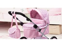Bayer Trendy Pink Doll Deep Stroller 13002Aa