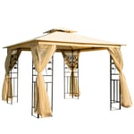 3 x 3Metre Patio Garden Metal Gazebo Marquee Tent Canopy Shelter