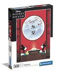 Clementoni Mickey Minnie 500pzs Does Not Apply Collection Disney The Oriental Break 500 pièces-fabriqué en Italie, Puzzle Adulte, 35124, Multicolore, Medium