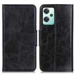 OnePlus Nord CE 2 Lite 5G Crazy Horse Texture Split Leather etui - Svart