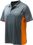 Beretta Beretta Unisex Flash Tech Polo Grey Castlerock S, Grey Castlerock