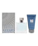 Azzaro Mens Chrome Eau De Toilette 30ml + Hair And Body Shampoo 50ml Gift Set - NA - One Size