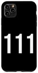 iPhone 11 Pro Max Angel Number 111 Numerology Mystical Spiritual Number Case