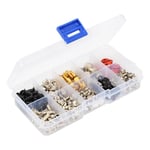 ASIV 228pcs PC Computer Screws Kits for Motherboard Optical Drive Fan Chassis Hard Disk, with a Storage Case