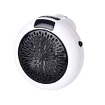 BCXGS Electric Fan Heater Portable Fan Heater Mini Ceramic Space Heater Fan,1000W Heater Home and Office Fan Heating,Black