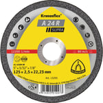 Klingspor kapskiva A 24 R Supra, till stål, 125 x 2,5 mm, rak