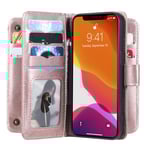 KT Multi-functional Series-1 iPhone 13 fodral - Roséguld