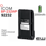 Icom Batteri BP-232WP (2000 mAh) ProHunt Camo & Advanced (92232)
