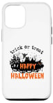 Coque pour iPhone 14 Pro Trick or Treat Joyeux Halloween