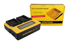 Patona Dual LCD USB Lader for Canon LP-E17 EOS 750D 760D 8000D Kiss X8i Rebel 150607676