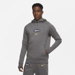 The Tottenham Hotspur Hoodie keeps you comfortable while repping your favourite team. Soft fleece gives relaxed warmth wherever the game finds you. Men's Fleece Pullover Football - Grey