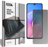 Dipos I Protective Film Compatible with Huawei Enjoy 20 Plus Screen Protector Matte with 4-Way Privacy Effect (Deliberately Smaller than the Glass as it is Curved )