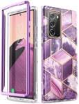 i-Blason Cosmo Series Case Designed for Galaxy Note 20 5G 6.7 inch (2020 Release), Protective Bumper Marble Design Without Built-in Screen Protector (Ameth)