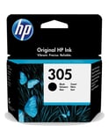 HP Original 305 Black Ink Cartridge For DeskJet 2724 Inkjet Printer, 3YM61AE