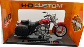 Harley Davidson FLSTS Heritage Softail Springer 1999 in red, Maisto, 1:18 scale