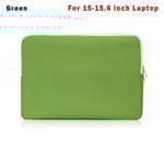 Laptopväska Fodral Case Cover GRÖN FÖR 15-15,6 TUM green For 15-15.6 inch