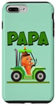 Coque pour iPhone 7 Plus/8 Plus Agriculteur PAPA Tracteur Enfants