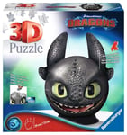 Dragons 3 Ohnezahn mit Ohren 3D Puzzle-Ball 72 Teile: Erlebe Puzzeln in der 3