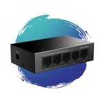 STRONG Switch SW5000M|5 Ports Gigabit Ethernet|Fonction Auto MDI/MDX|Boitier métal|Silencieux|Très Haut Débit|Idéal pour étendre Le réseau câblé pour Les Bureaux et au Domicile|Garantie 4 Ans