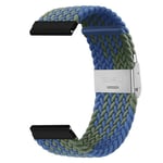 Punottu Kellon ranneke Garmin VivoActive 3 - bluegreen