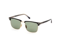 TOM FORD Sunglasses FT0997-H Hudson-02  01N Black green Man