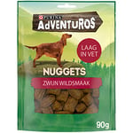 ADVENTUROS Nuggets avec Cochon - Collations pour Chien - 6 x 90 g (6 sachets ; 540 g)