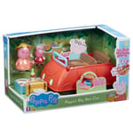 Peppa Pig Big Red Car Playset Includes Peppa Pig & Mummy Pig Figures