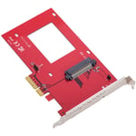 Carte adaptateur PCIe vers NVMe 2,5 pouces U.2 ssd 4X