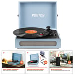 Briefcase Record Player with Bluetooth Output, Speakers, Vinyl to USB - RP118E