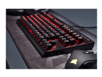 CORSAIR Gaming K63 Compact Mechanical - Tangentbord - bakgrundsbelyst - USB - amerikansk - tangentbrytare: CHERRY MX Red
