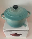 Le Creuset Mini Petite Round Casserole Cocotte Coolmint (NEW)