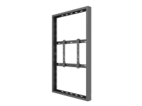 Multibrackets M Pro Series - Hölje - låg profil - för digital skylt - medium - låsbar - stål - svart - skärmstorlek: 65 - väggmonterbar