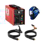 Stamos Germany MMA-svets - 200 A 230 V IGBT + Svetshjälm Sub Zero Easy Series
