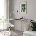 IKEA IKEA LAGKAPTEN / SPÄND skrivbord, vit/antracit, 120x60 cm, cm 120x60 cm