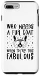 Coque pour iPhone 7 Plus/8 Plus Qui a besoin d'un manteau de fourrure quand on est ce fabuleux chat Sphynx