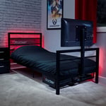 X Rocker BaseCamp TV and Gaming Bed & Kids Mattress - Black