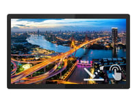 Philips B Line 222B1TFL - Écran LED - 22" (21.5" visualisable) - écran tactile - 1920 x 1080 Full HD (1080p) @ 75 Hz - IPS - 400 cd/m² - 1000:1 - 4 ms - HDMI, DVI-D, VGA, DisplayPort - texture...