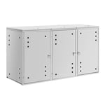Uniprodo Andrahandssortering Soptunneskydd - 3 x 240 l Lufthål