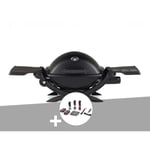 Barbecue gaz Weber Q 1200 Noir avec Kit de nettoyage 104x49x61cm