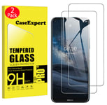 WenTian 2 Pack - Nokia 8.3 5G Tempered Glass, CaseExpert® Tempered Glass Crystal Clear Screen Protector Guard & Polishing Cloth For Nokia 8.3 5G