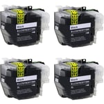 4 Compatible LC3219 (LC3217) Black XL inks for Brother J6935DW J5330DW  J5335DW