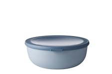 Mepal - Bol multi-usage Cirqula - Nordic blue - capacité 2250 ml - couvercle amovible - incassable - étanche – stockage au congélateur, stockage à froid – passe au lave-vaisselle