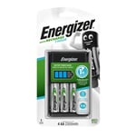 Energizer Chargeur 1h pour piles AA et AAA + 4 2300 mAh